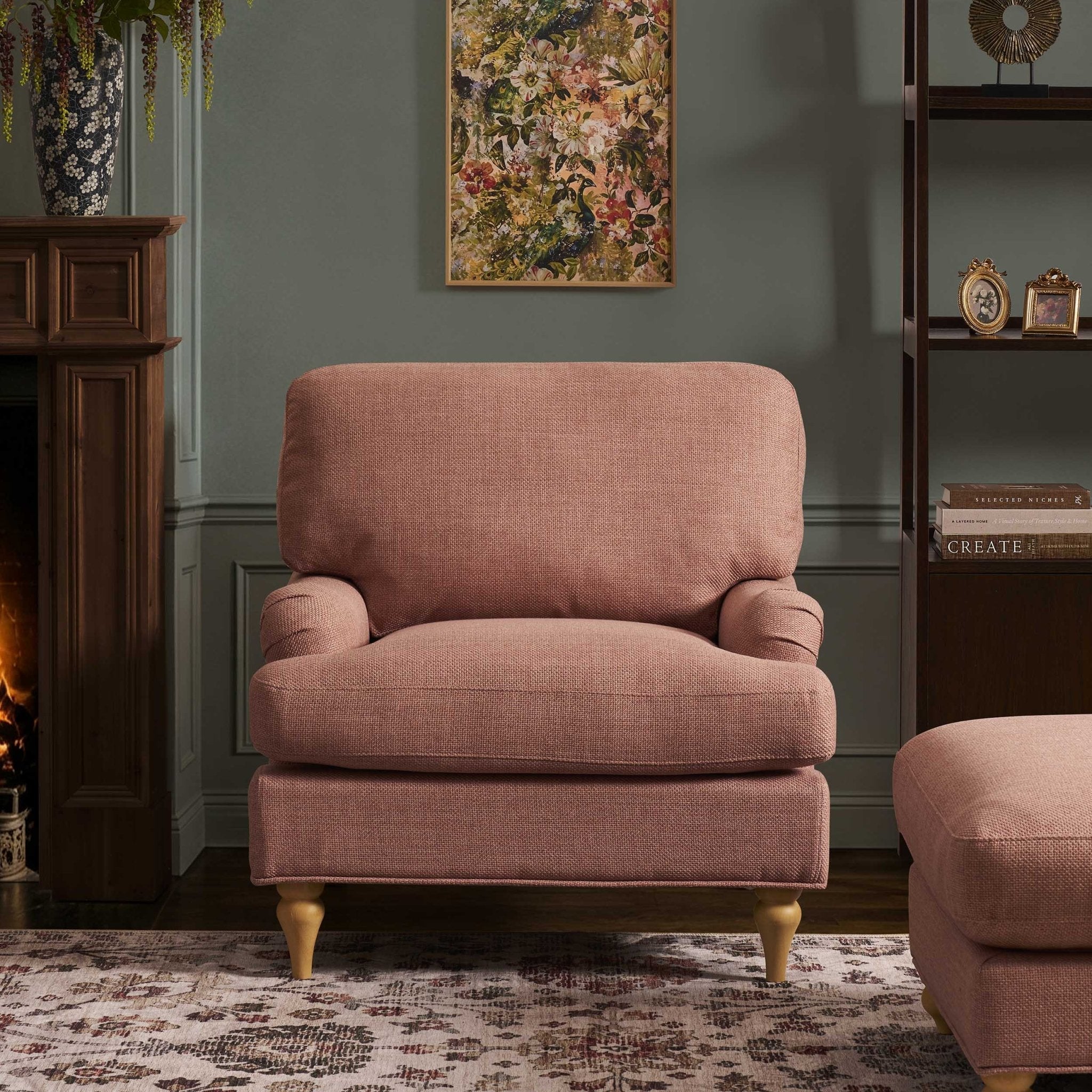Fauteuil Hampshire - Rose