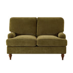 Dusklia - Hampshire Small 2 Seater Sofa - Chenille Olive