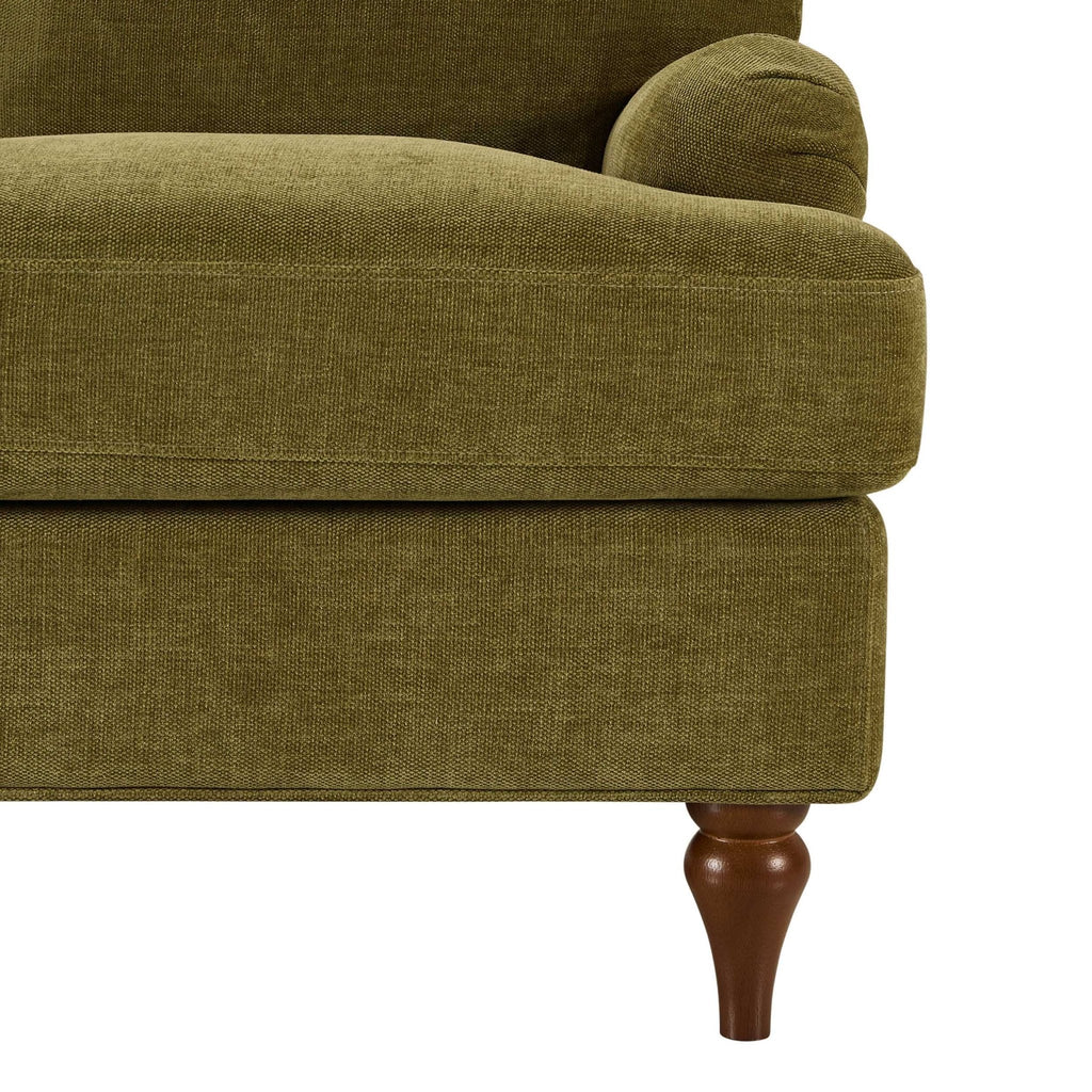 Dusklia - Hampshire Small 2 Seater Sofa - Chenille Olive