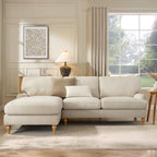 Dusklia - Hampshire Left Hand Chaise Sofa - Beige