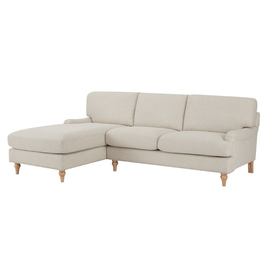 Dusklia - Hampshire Left Hand Chaise Sofa - Beige