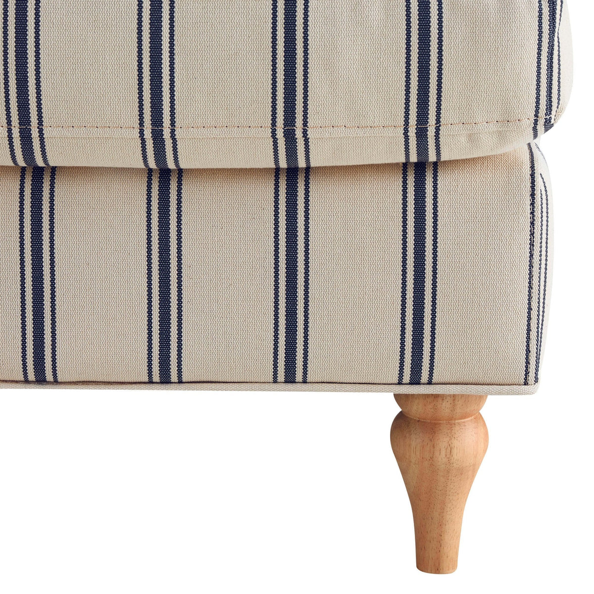 Dusklia - Hampshire Loveseat - Blue Stripe