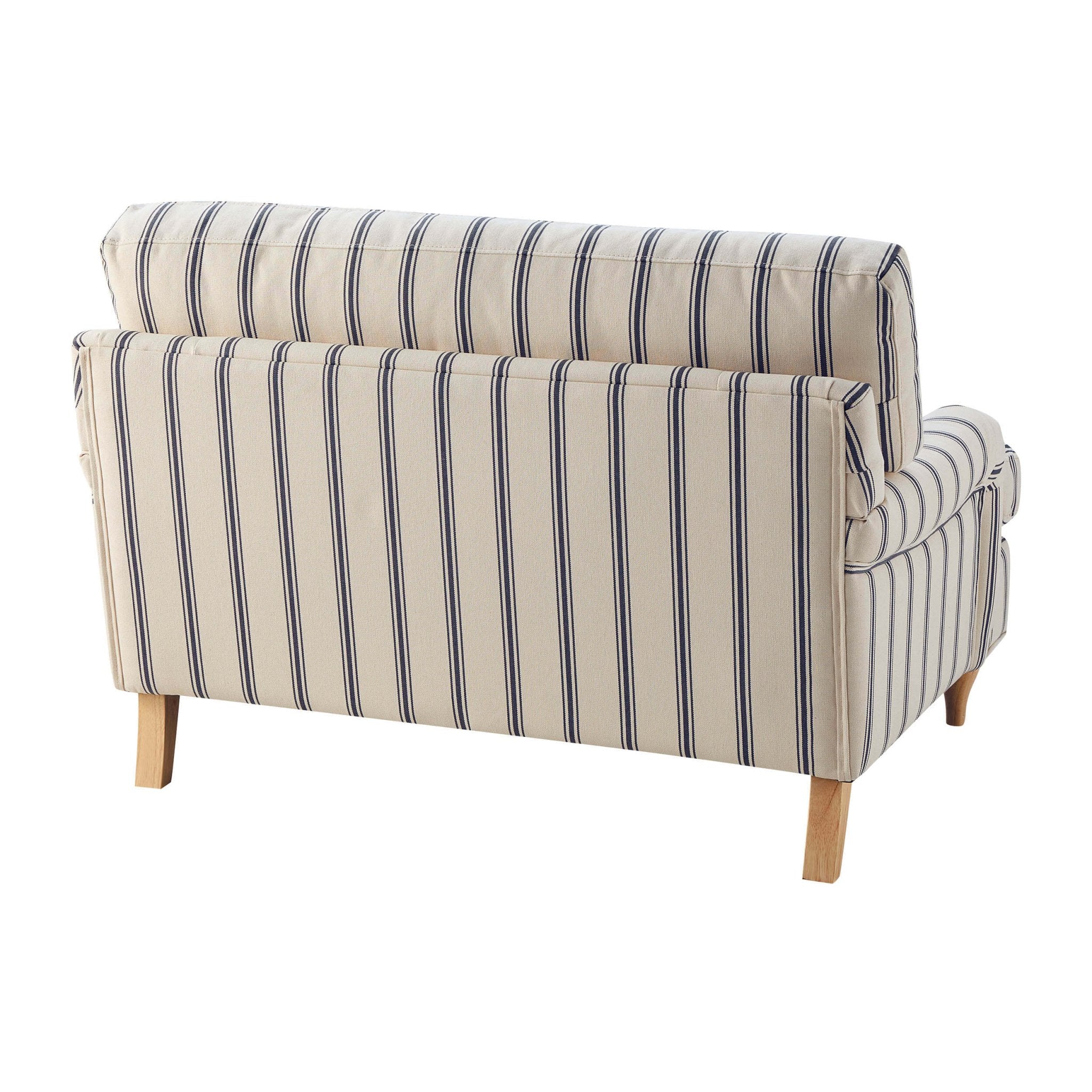 Dusklia - Hampshire Loveseat - Blue Stripe