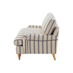 Dusklia - Hampshire Loveseat - Blue Stripe