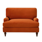 Dusklia - Hampshire Loveseat - Bright Orange