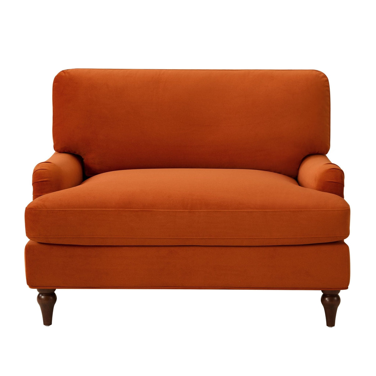 Dusklia - Hampshire Loveseat - Bright Orange
