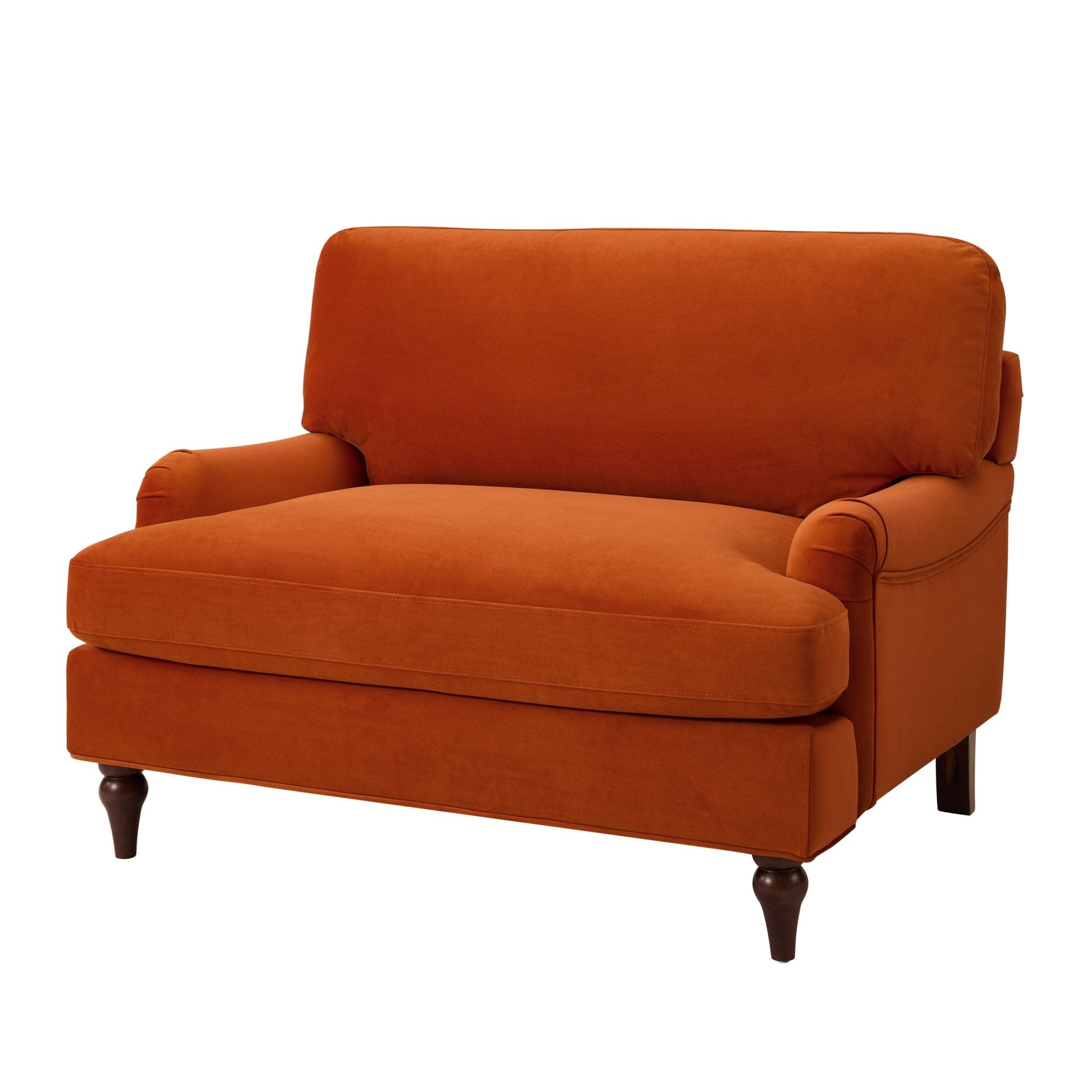 Dusklia - Hampshire Loveseat - Bright Orange
