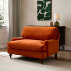 Dusklia - Hampshire Loveseat - Bright Orange