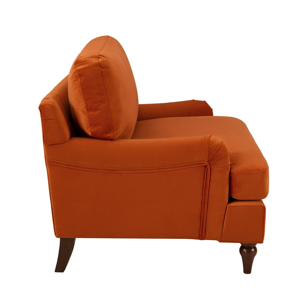 Dusklia - Hampshire Loveseat - Bright Orange