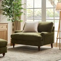 Dusklia - Hampshire Loveseat - Chenille Olive