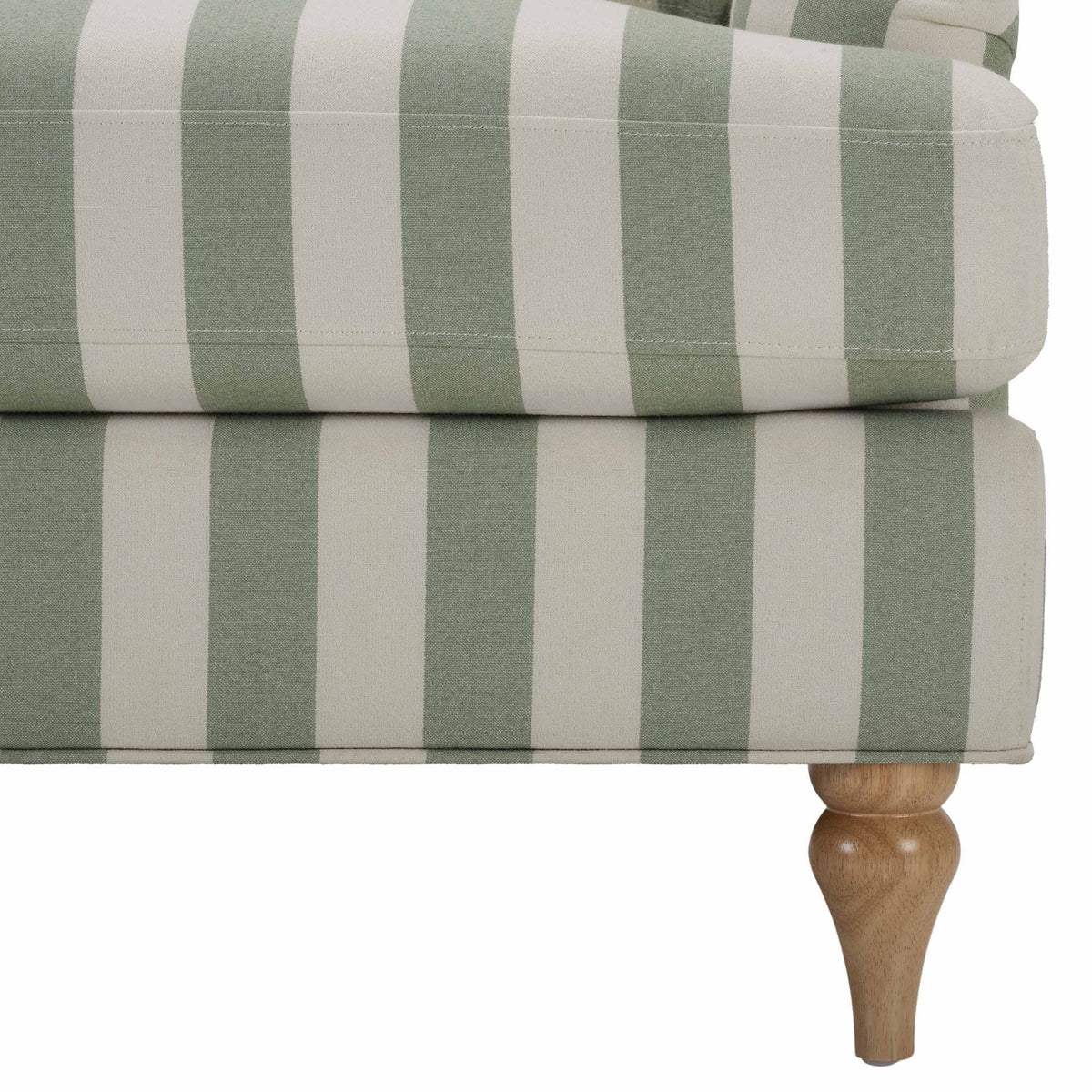 Dusklia - Hampshire Loveseat - Green Stripe