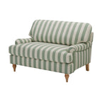 Dusklia - Hampshire Loveseat - Green Stripe