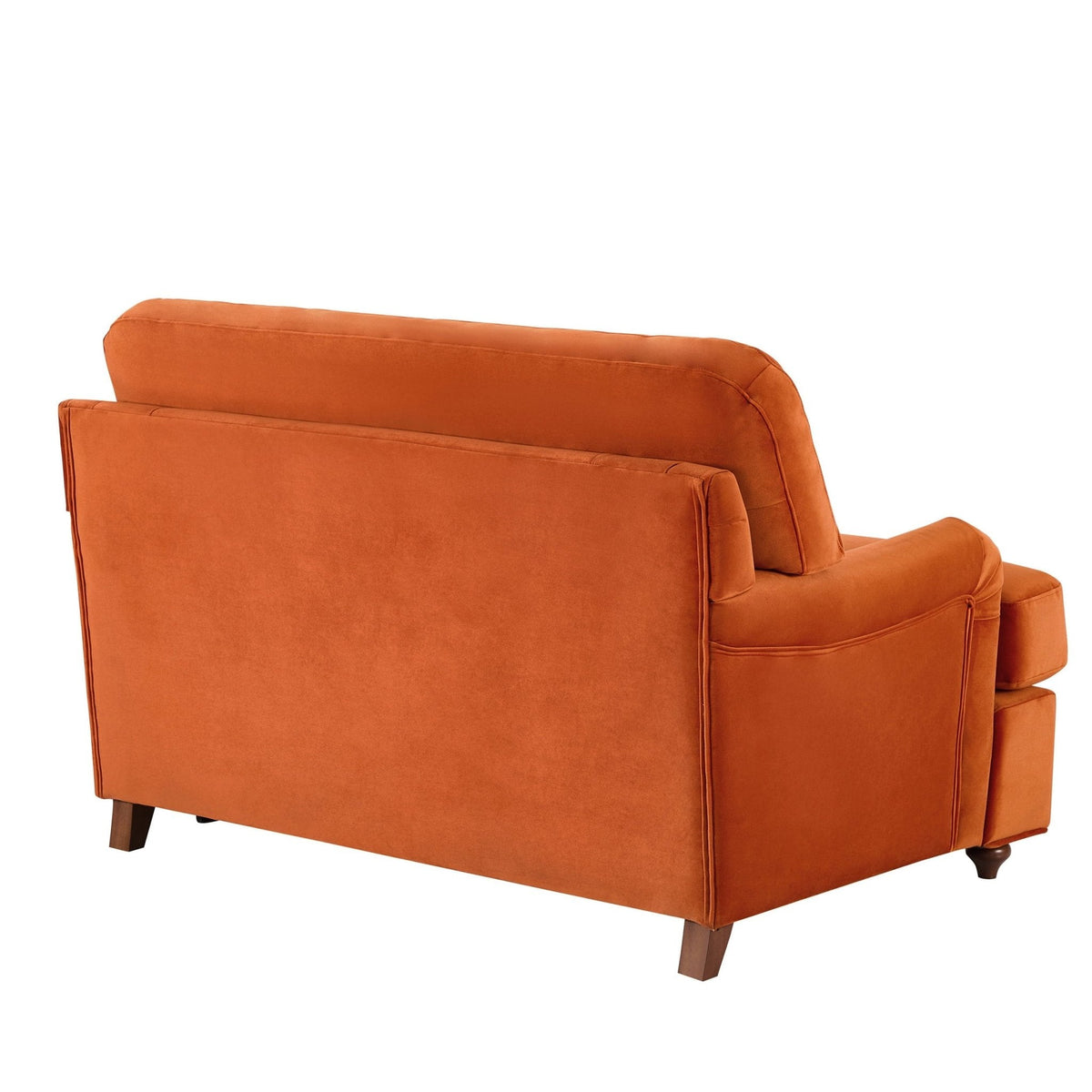 Dusklia - Hampshire Loveseat Sofa Bed - Bright Orange