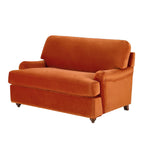 Dusklia - Hampshire Loveseat Sofa Bed - Bright Orange