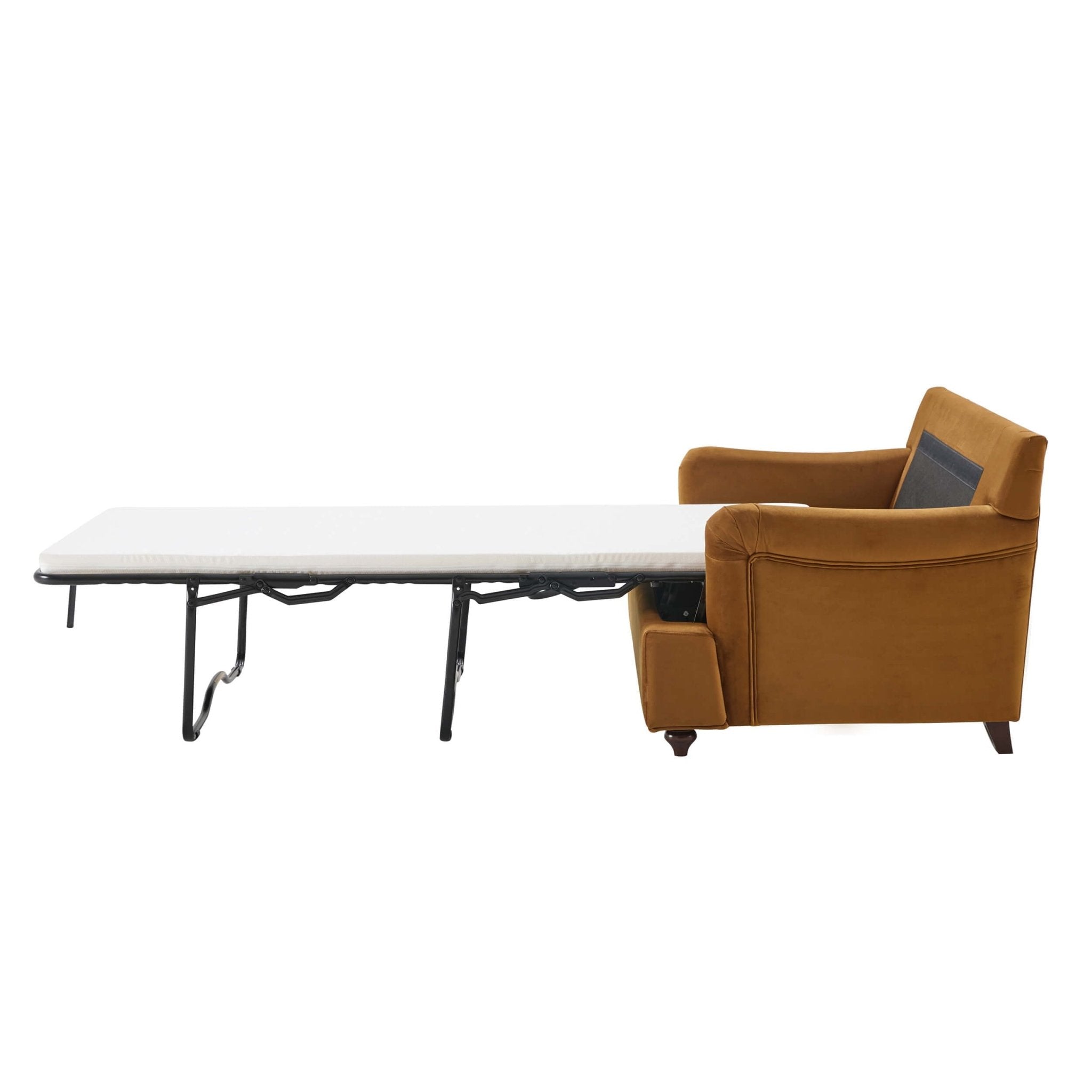 Dusklia - Hampshire Loveseat Sofa Bed - Muted Gold