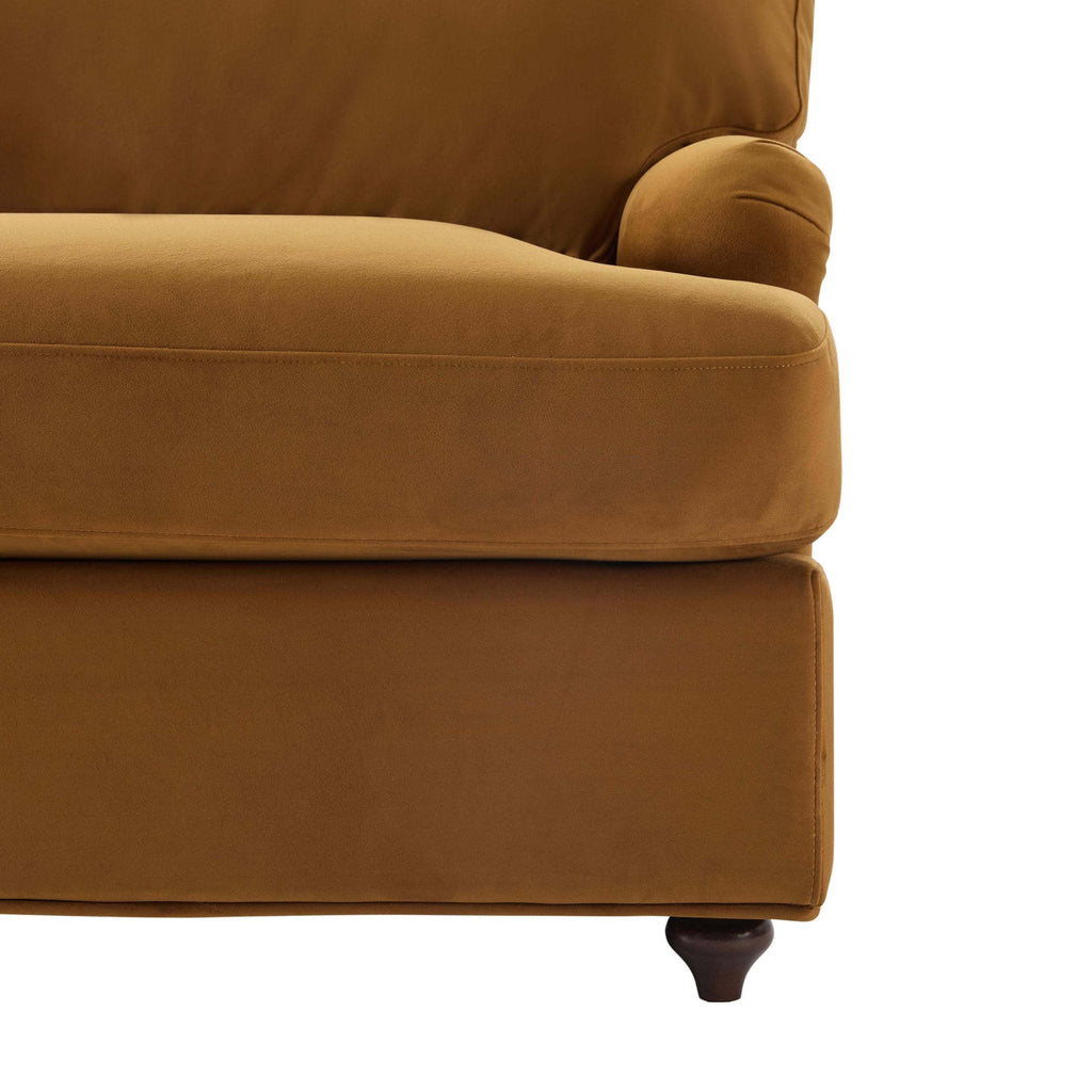 Dusklia - Hampshire Loveseat Sofa Bed - Muted Gold