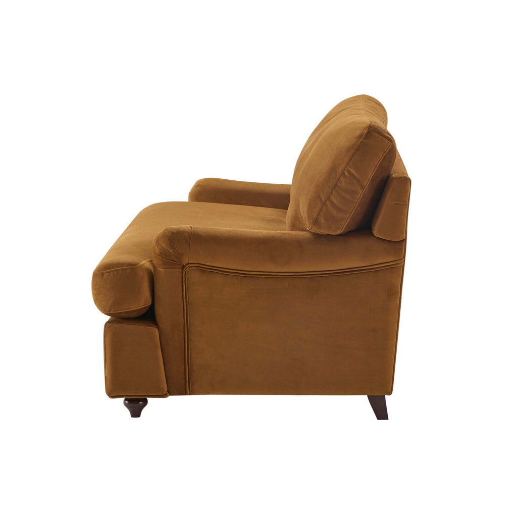 Dusklia - Hampshire Loveseat Sofa Bed - Muted Gold