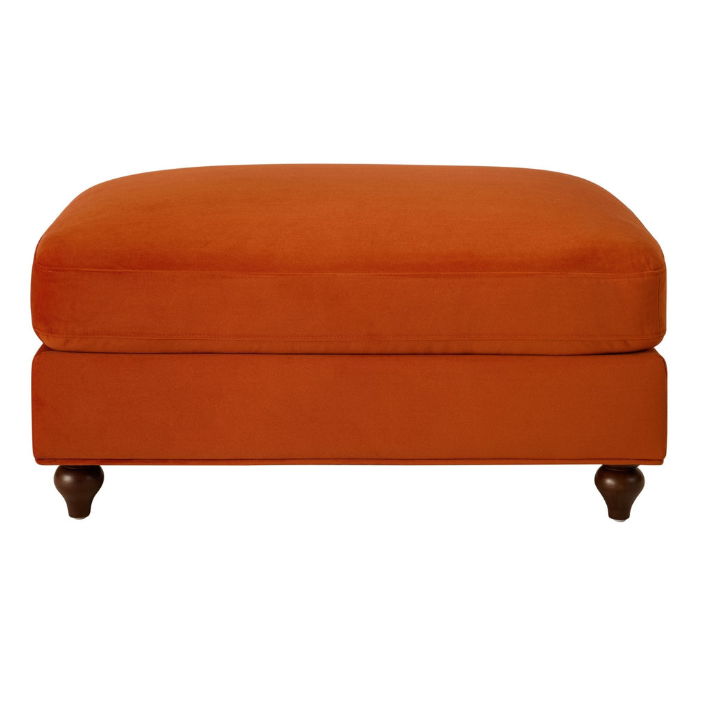 Dusklia - Hampshire Pouffe - Bright Orange