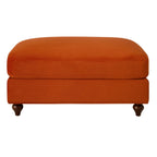 Dusklia - Hampshire Pouffe - Bright Orange