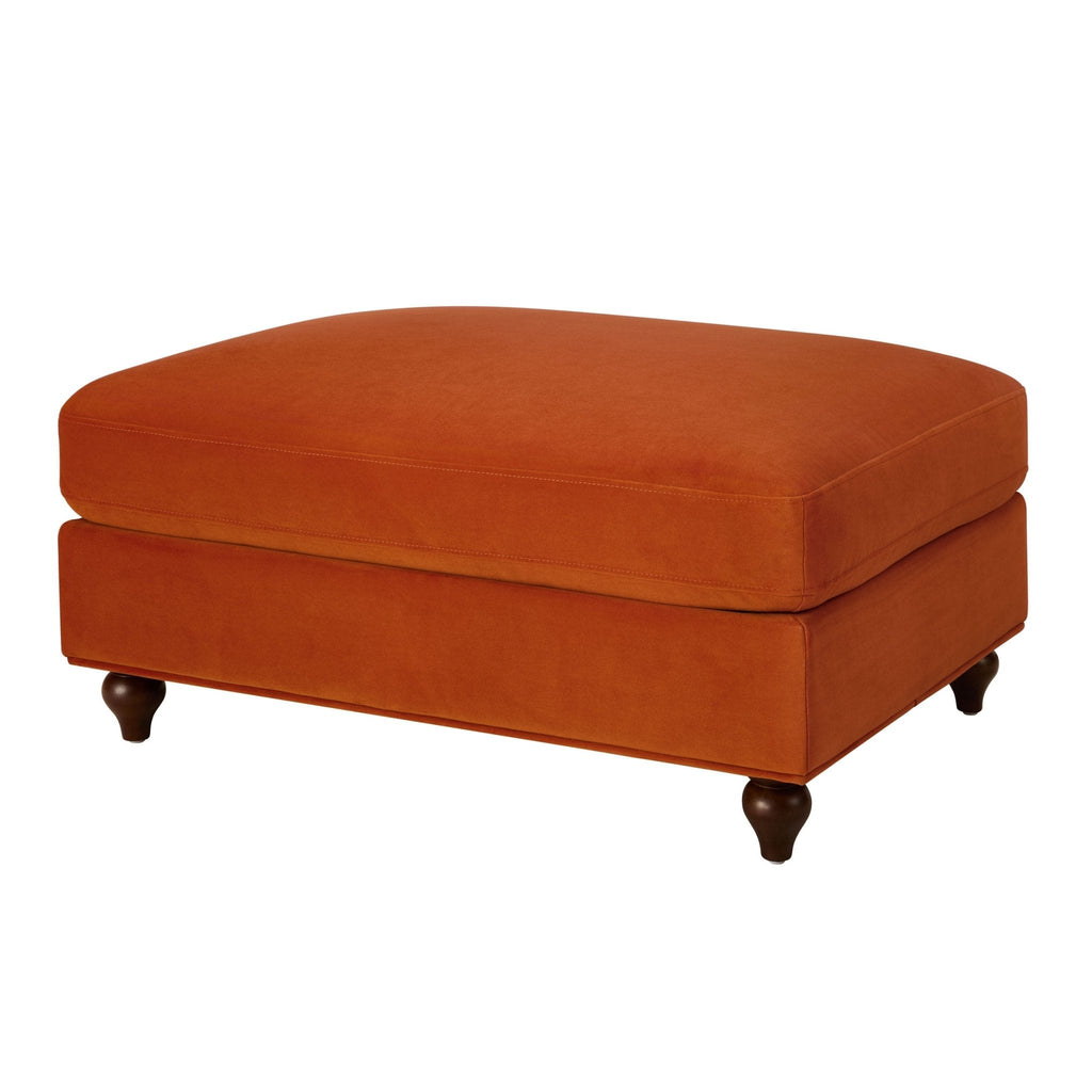 Dusklia - Hampshire Pouffe - Bright Orange