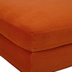 Dusklia - Hampshire Pouffe - Bright Orange