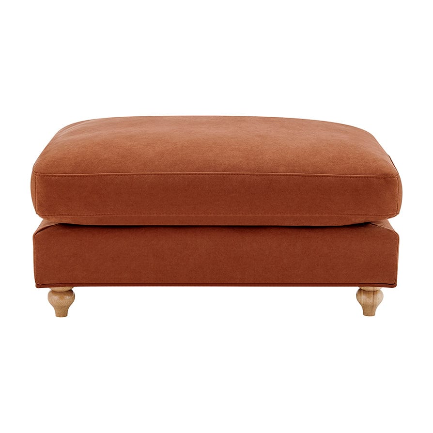 Dusklia - Hampshire Pouffe - Burnt Orange