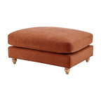 Dusklia - Hampshire Pouffe - Burnt Orange