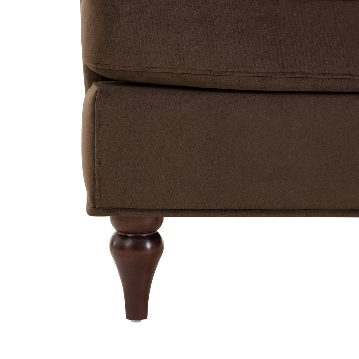 Dusklia - Hampshire Pouffe - Cappuccino