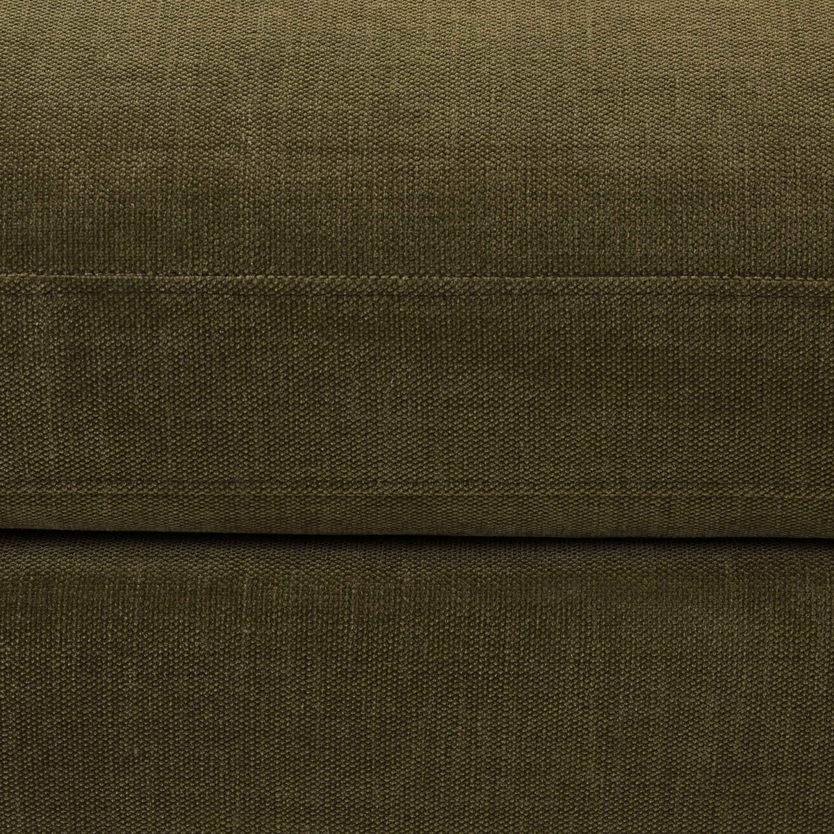 Dusklia - Hampshire Pouffe - Chenille Olive