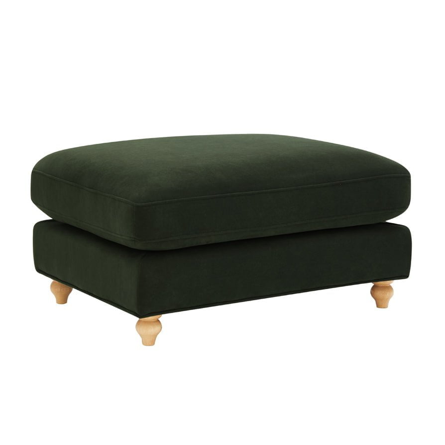Dusklia - Hampshire Pouffe - Dark Olive Green