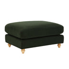 Dusklia - Hampshire Pouffe - Dark Olive Green