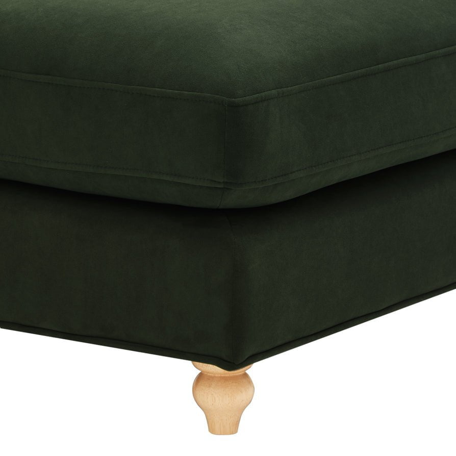 Dusklia - Hampshire Pouffe - Dark Olive Green