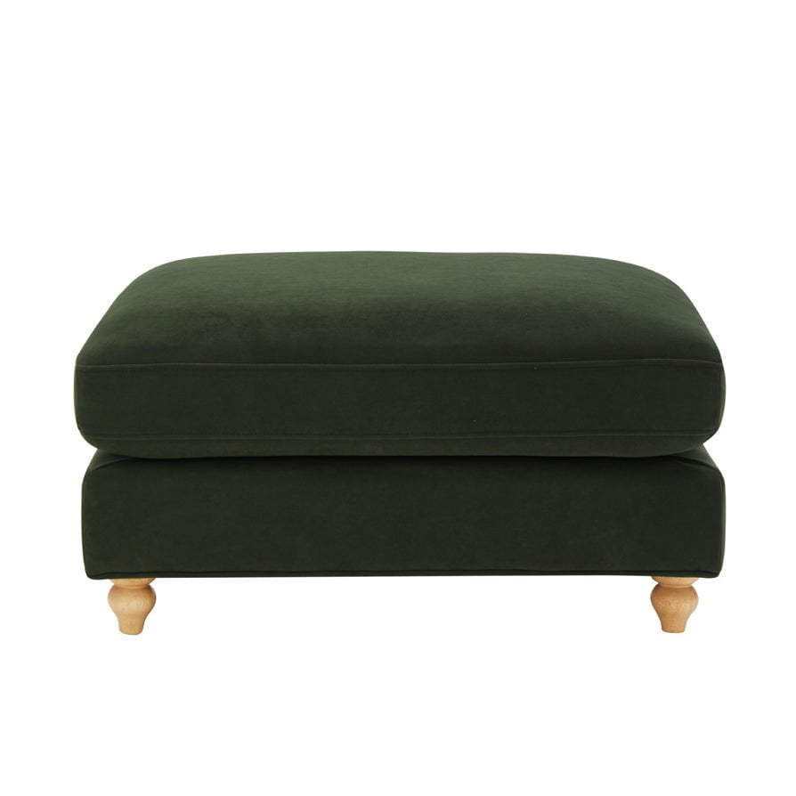 Dusklia - Hampshire Pouffe - Dark Olive Green