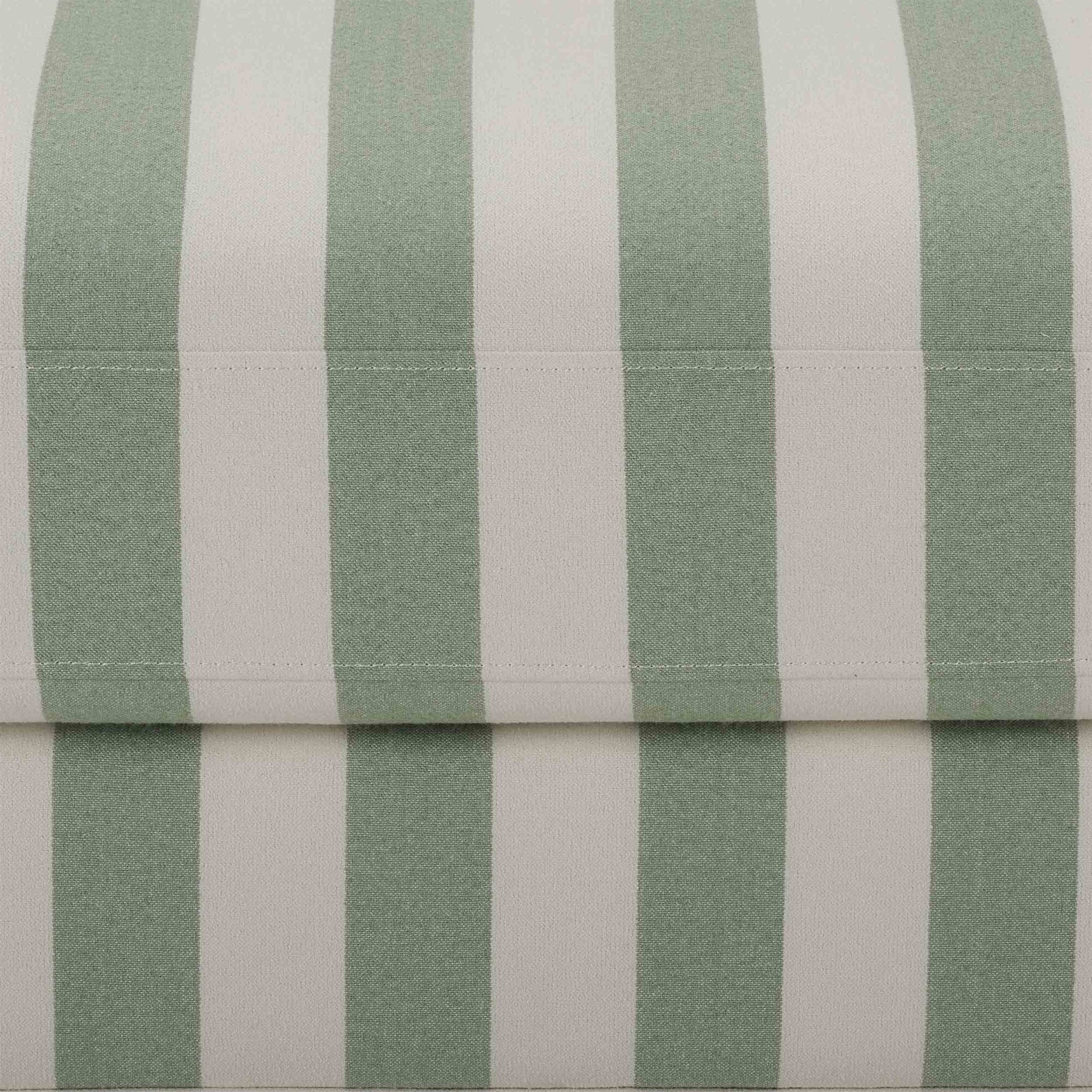 Dusklia - Hampshire Pouffe - Green Stripe
