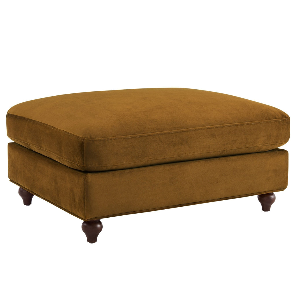Dusklia - Hampshire Pouffe - Muted Gold