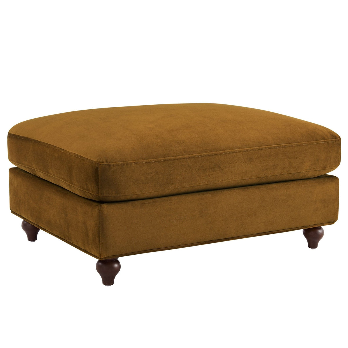 Dusklia - Hampshire Pouffe - Muted Gold