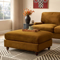 Dusklia - Hampshire Pouffe - Muted Gold