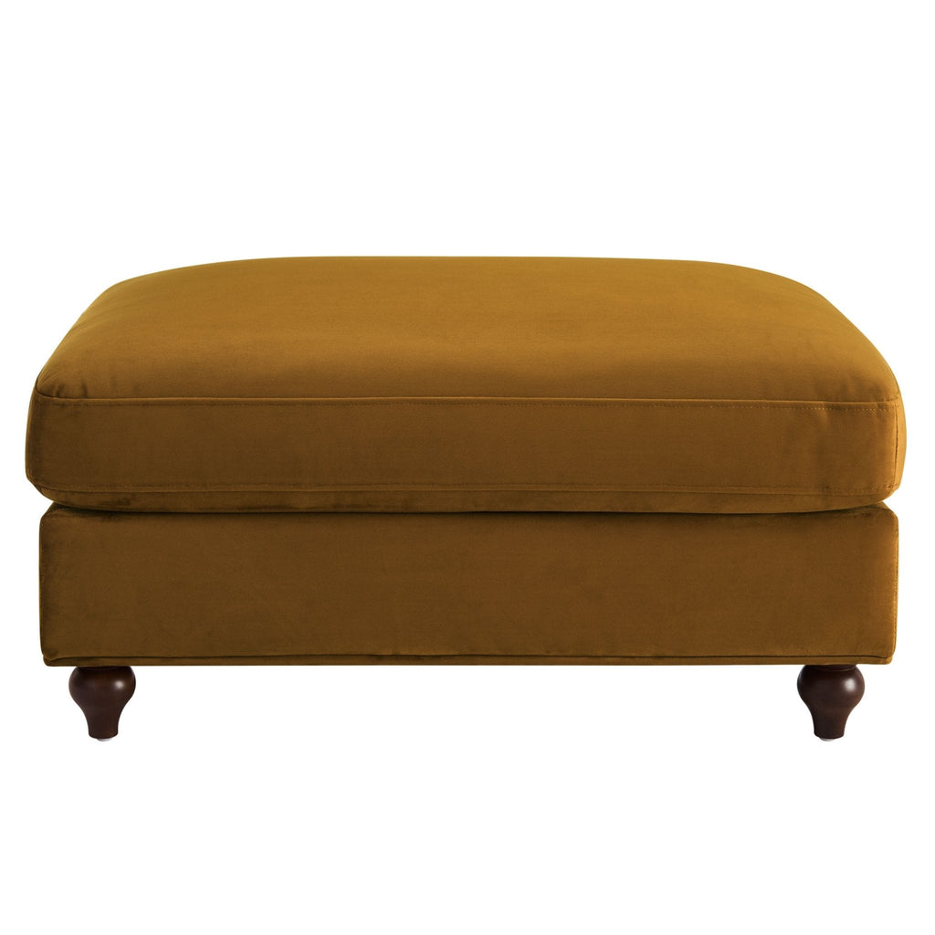 Dusklia - Hampshire Pouffe - Muted Gold