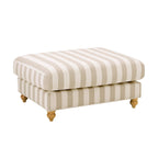 Dusklia - Hampshire Pouffe - Natural Stripe