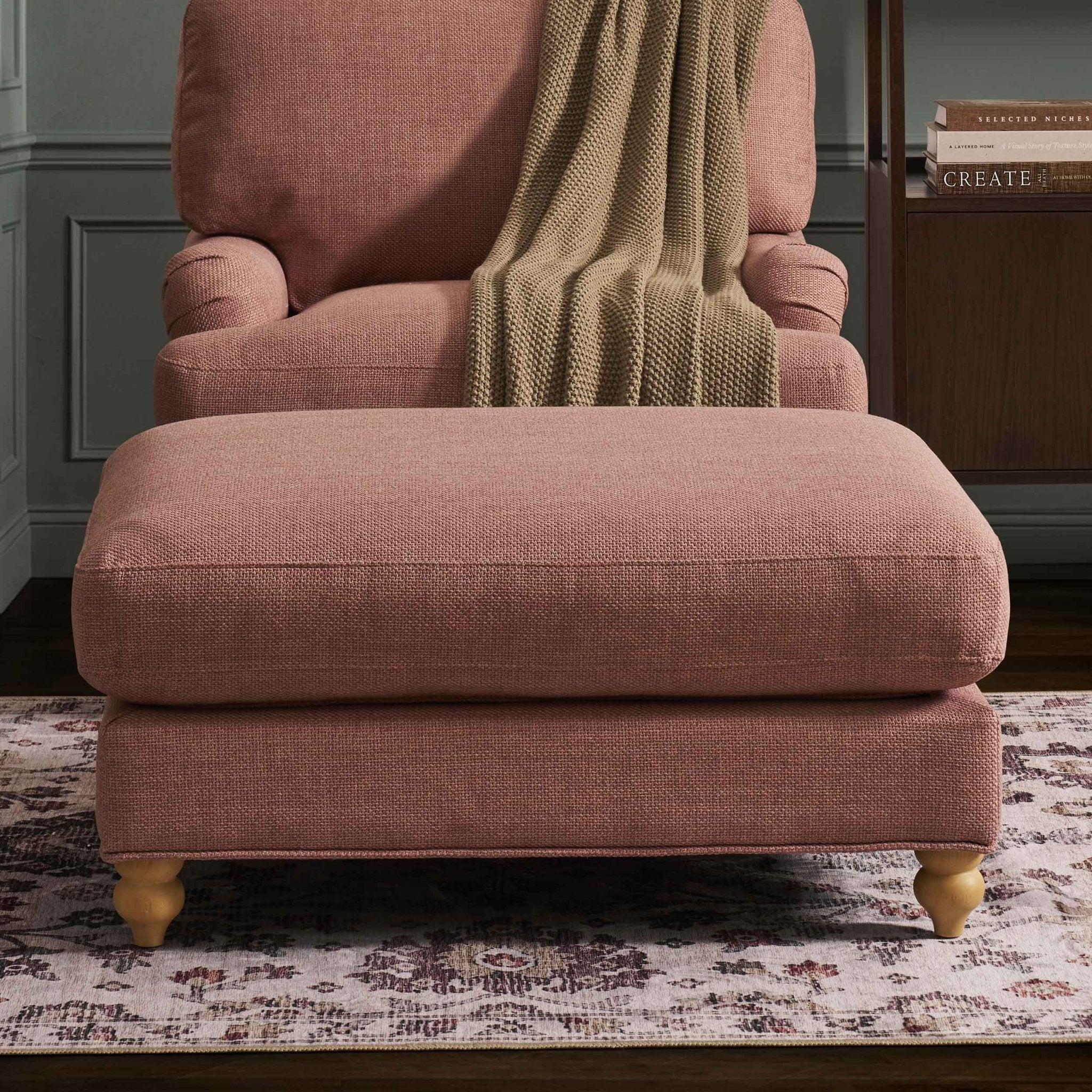 Pouf Hampshire - Rose