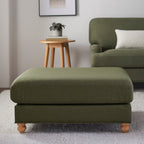 Dusklia - Hampshire Pouffe - Woven Green
