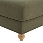 Dusklia - Hampshire Pouffe - Woven Green