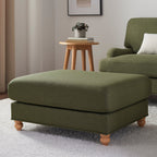 Dusklia - Hampshire Pouffe - Woven Green