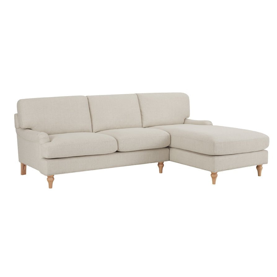 Dusklia - Hampshire Right Hand Chaise Sofa - Beige