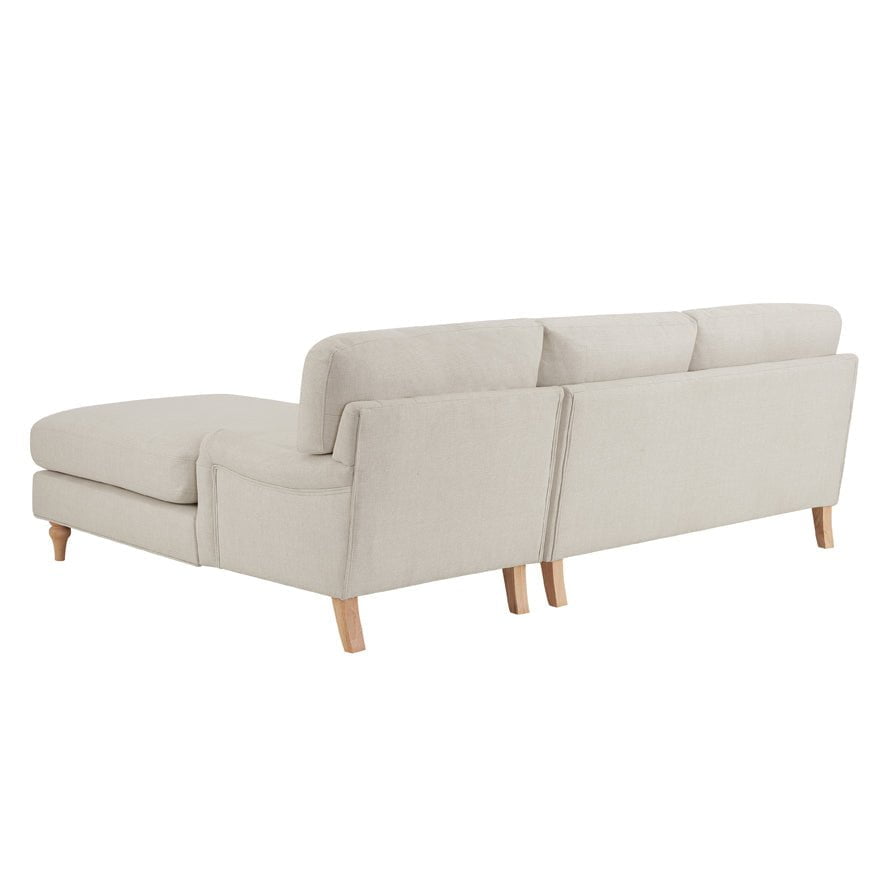 Dusklia - Hampshire Right Hand Chaise Sofa - Beige
