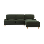 Dusklia - Hampshire Right Hand Chaise Sofa - Dark Olive