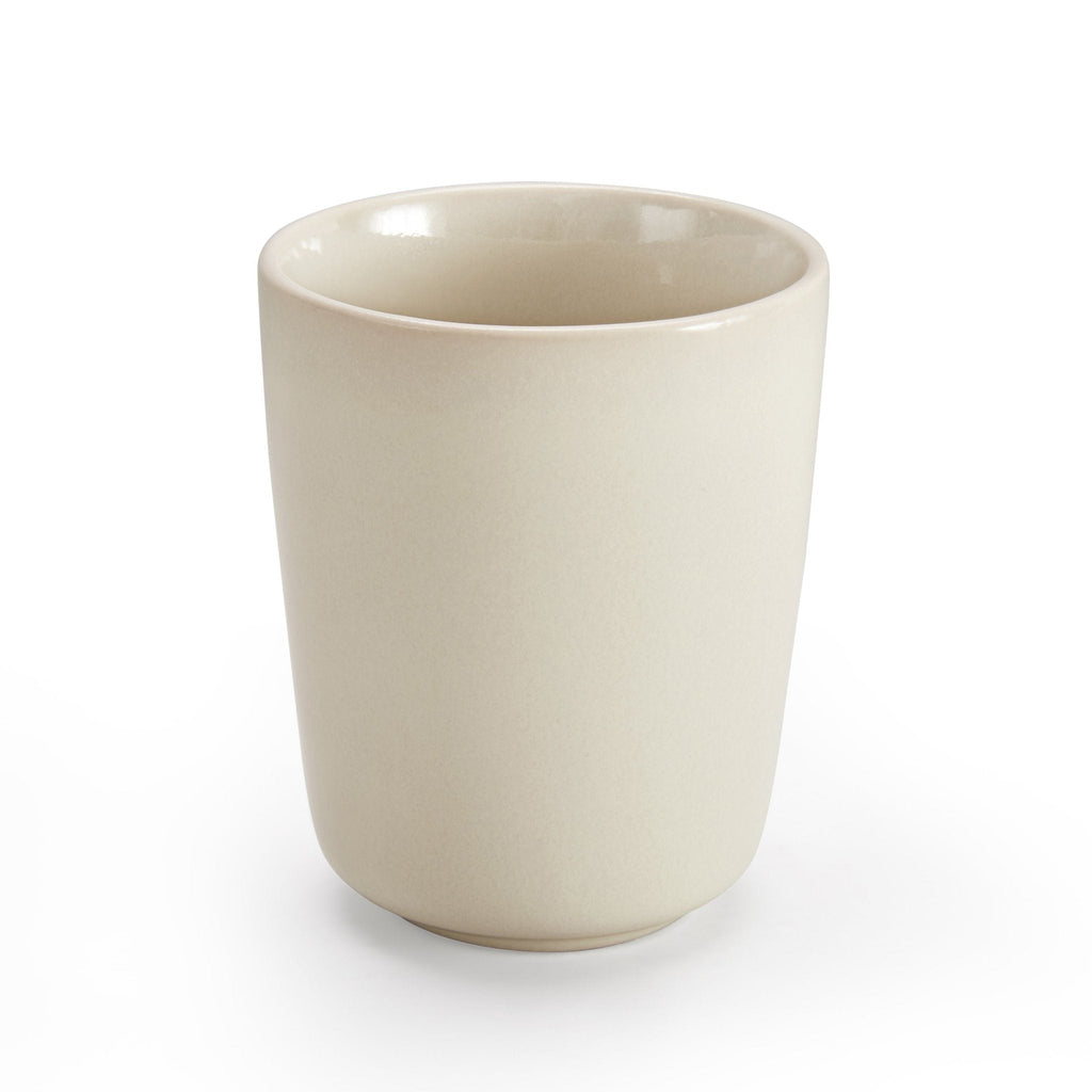 Dusklia - Hans Set of 2 Reactive Glaze Handleless Coffee Mugs - Latte