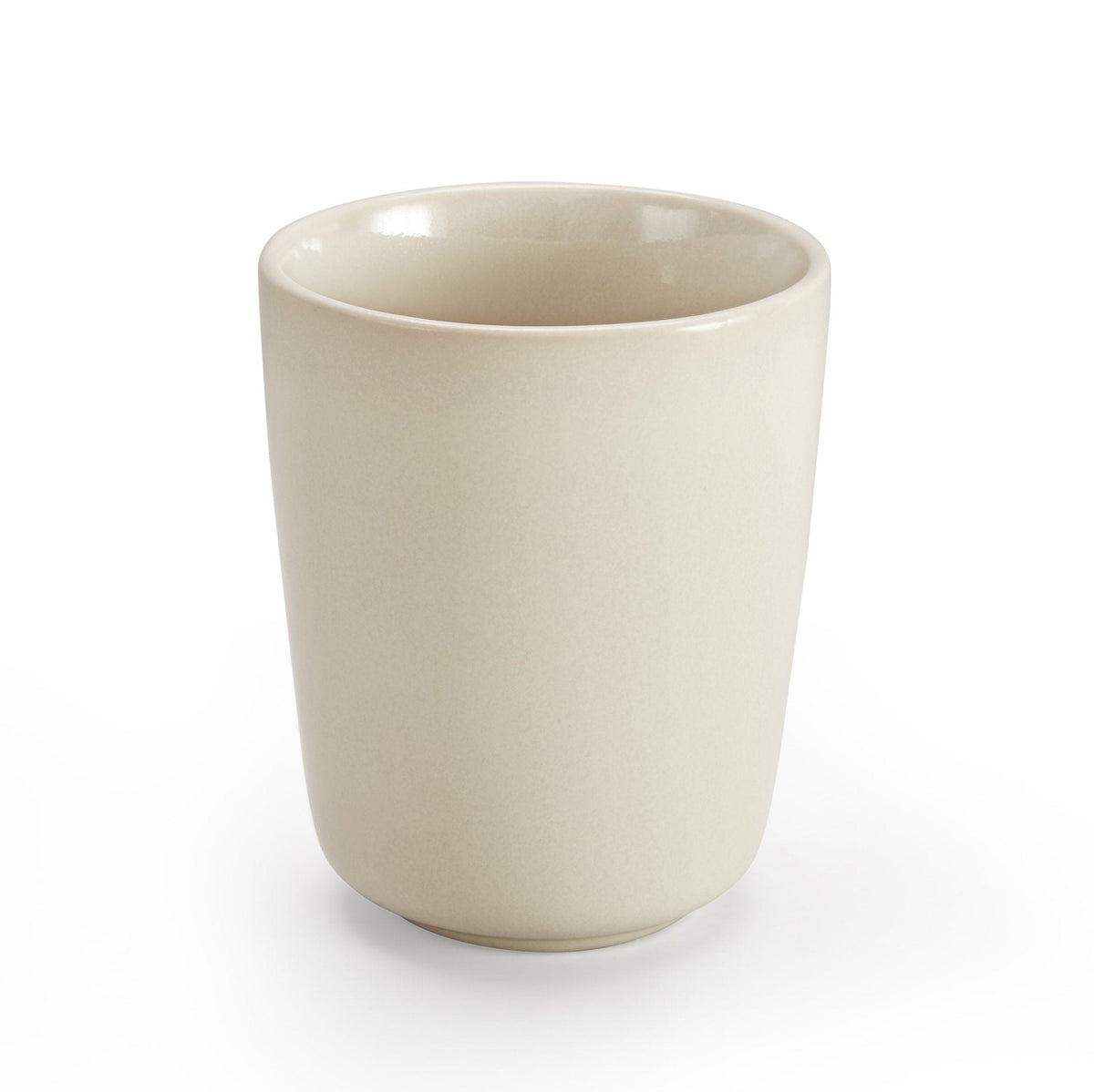 Dusklia - Hans Set of 2 Reactive Glaze Handleless Coffee Mugs - Latte