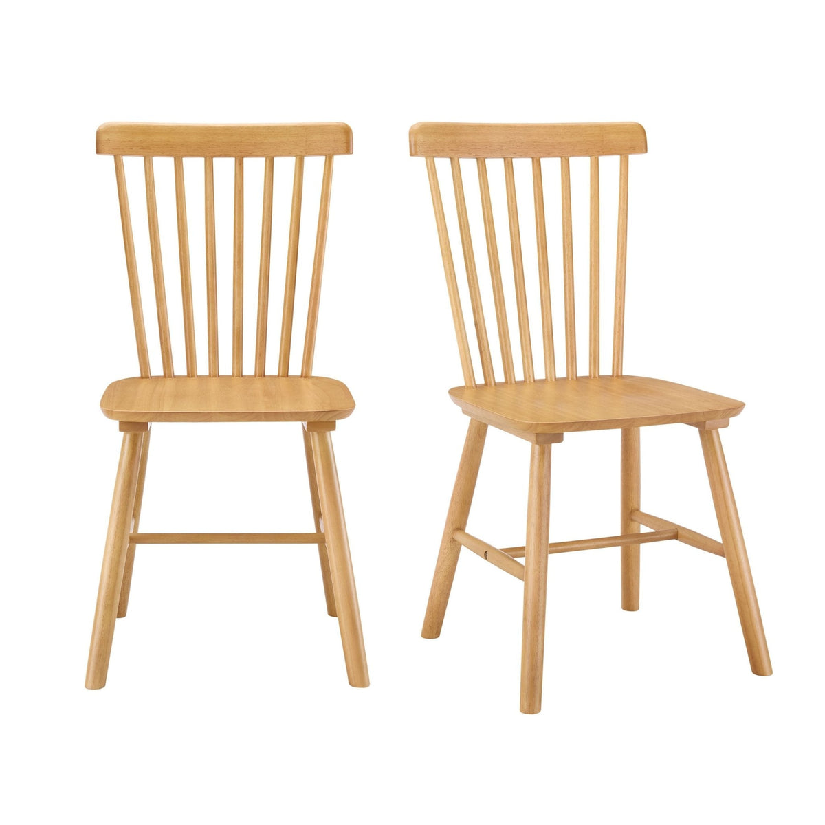 Dusklia - Harley Set of 2 Dining Chairs - Light Wood
