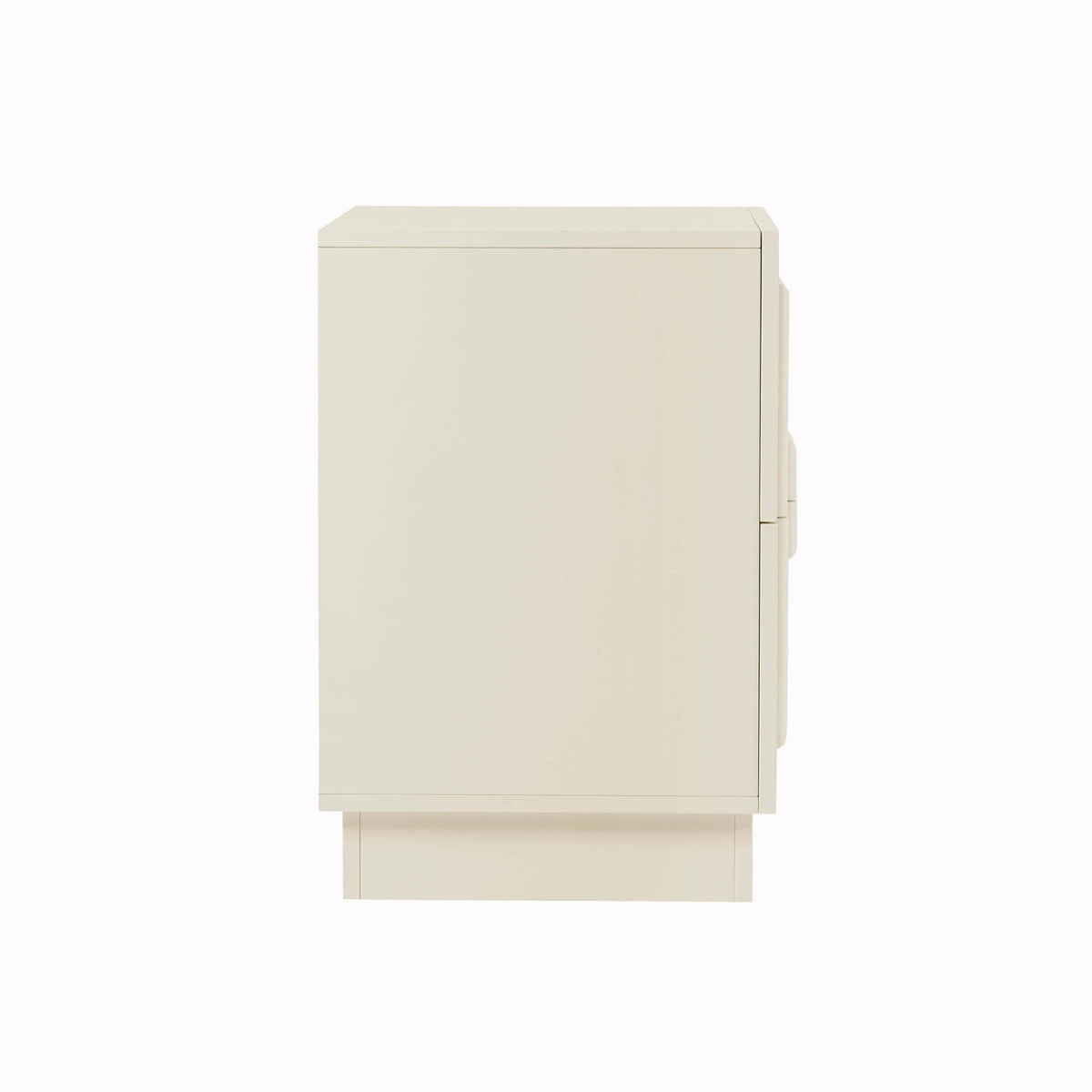 Dusklia - Harlow 2 Drawer Bedside Table - Cream
